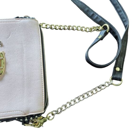 Betsey Johnson Call Me Maybe Crossbody Bag Pokadot Telephone Unique - Picture 5 of 8